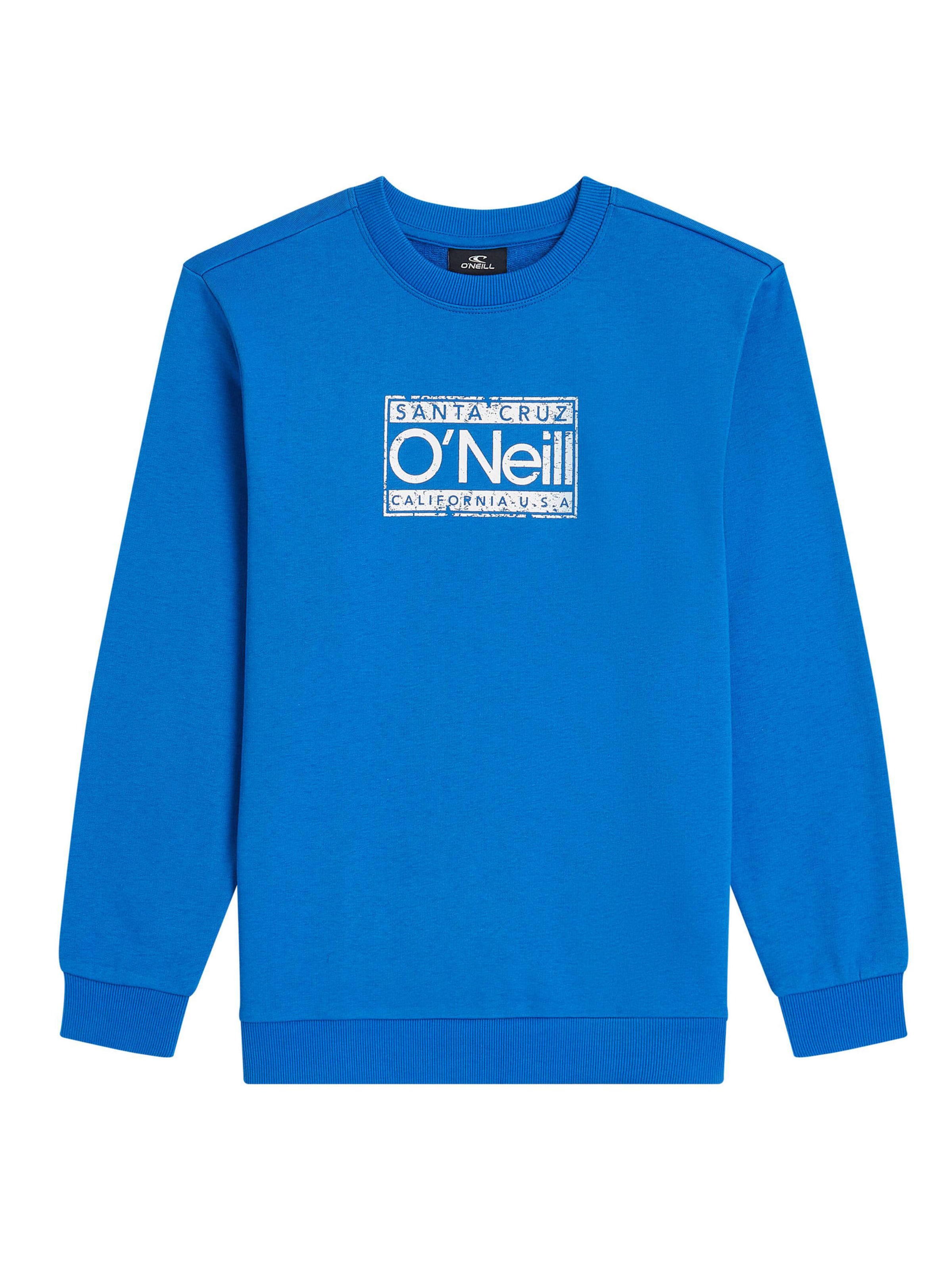 O'NEILL Μπλούζα φούτερ 'Cali Crew' σε μπλε: μπροστά