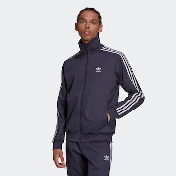 ADIDAS ORIGINALS Sweatjacke 'Adicolor Classics Beckenbauer Primeblue' in Blau: predná strana