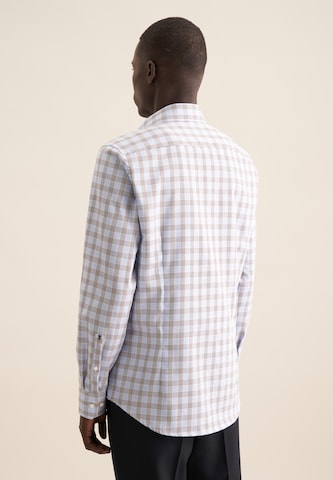 SEIDENSTICKER Regular fit Button Up Shirt in Brown