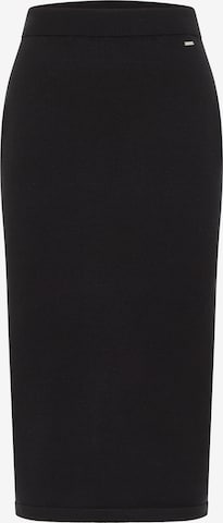 DreiMaster Klassik Skirt in Black: front