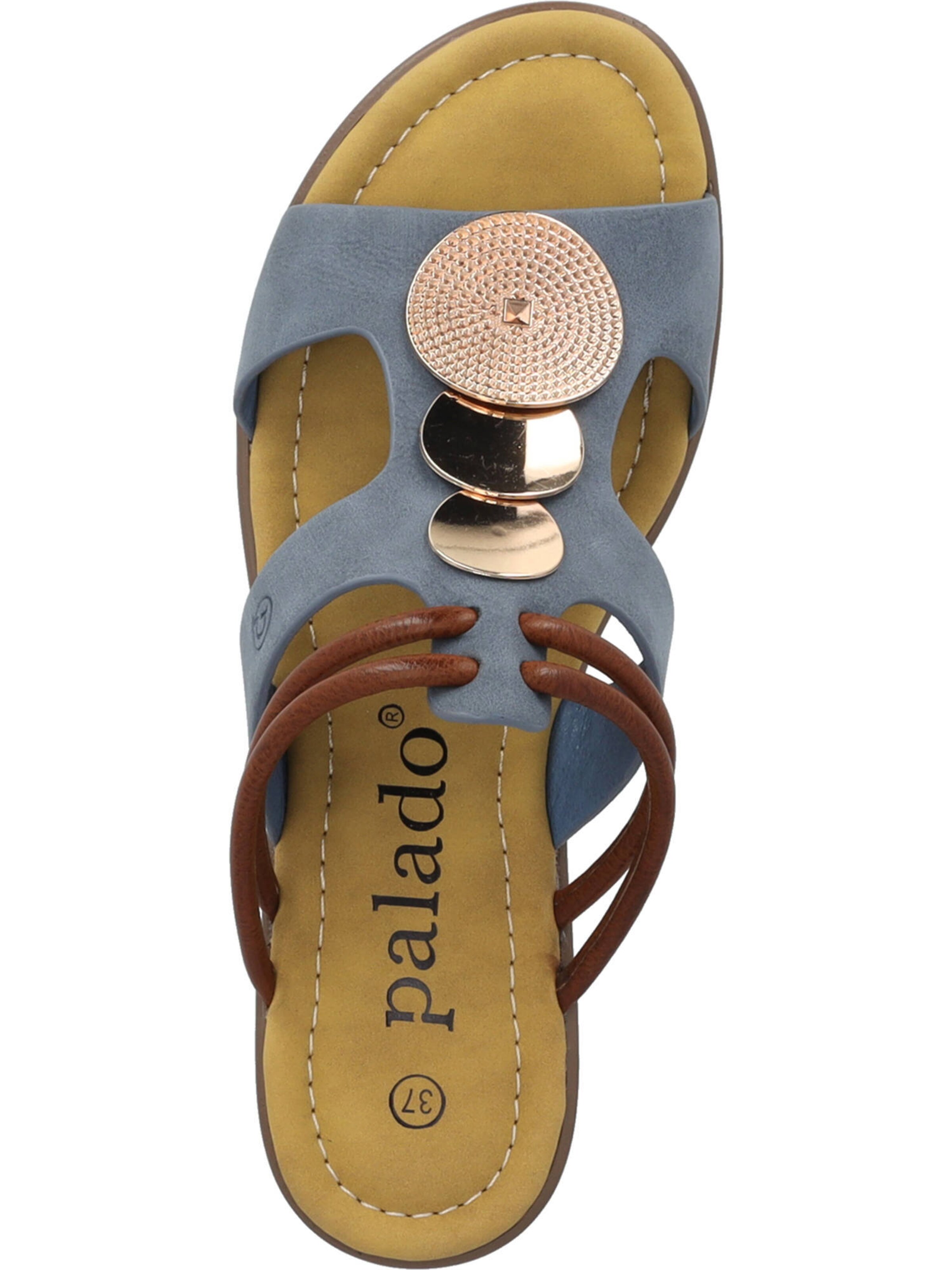 Palado - Sapato aberto 'Siolma' em azul