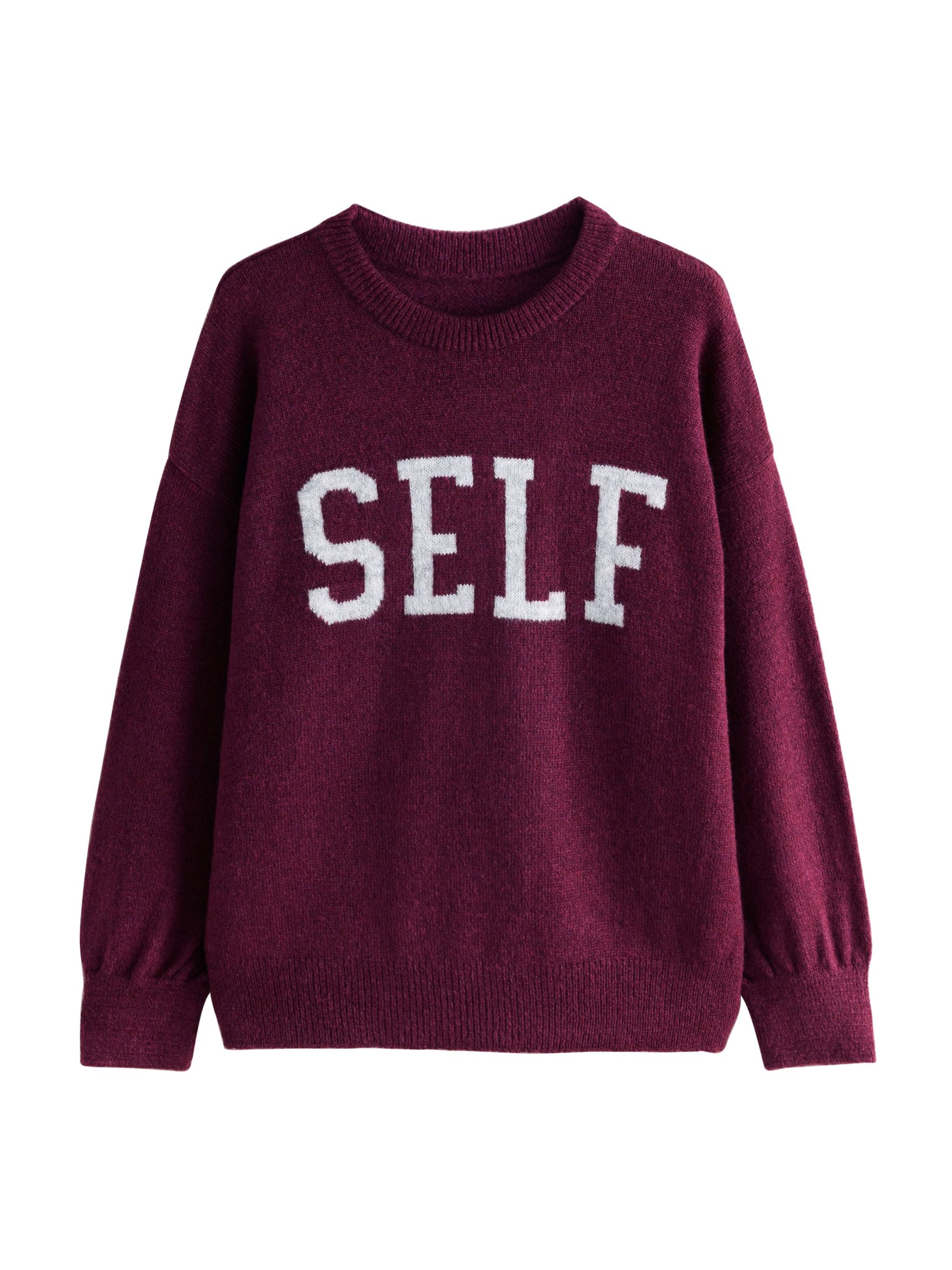 Pull-over Next en rouge : devant