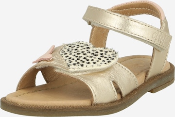 clic Sandalen in Beige: voorkant