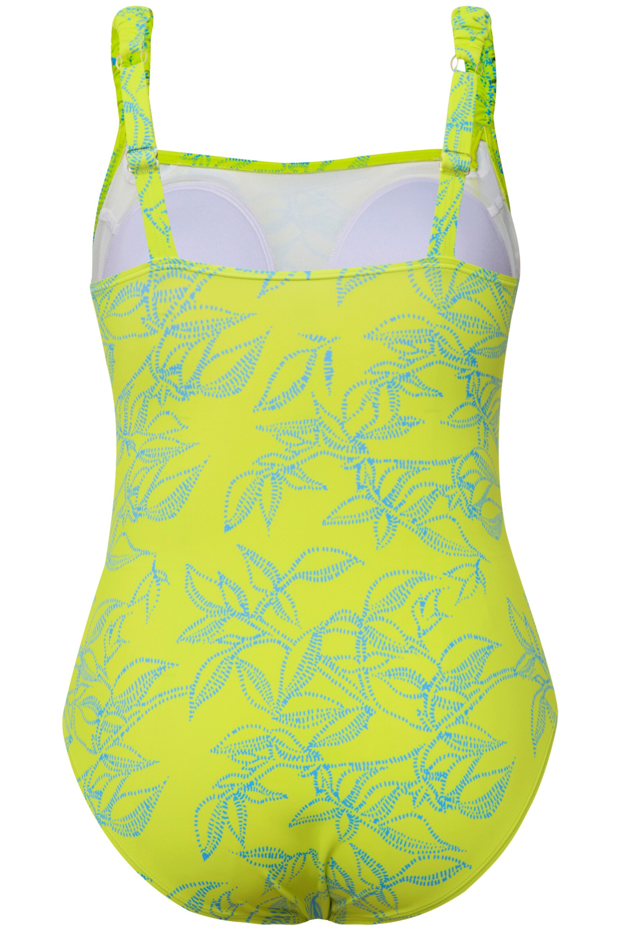 Ulla Popken Bralette Swimsuit in Green
