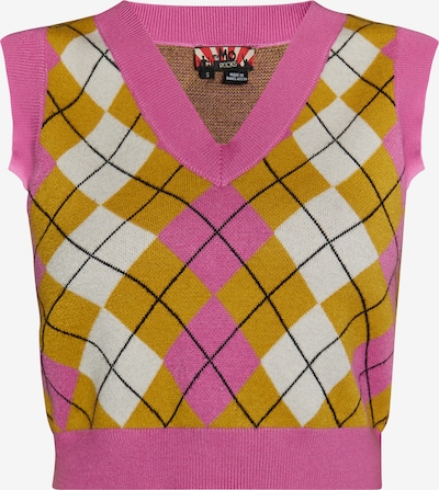 myMo ROCKS Sweater in Mustard / Pink / Black / White, Item view