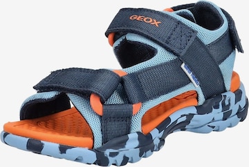 GEOX Open schoenen in Blauw: voorkant