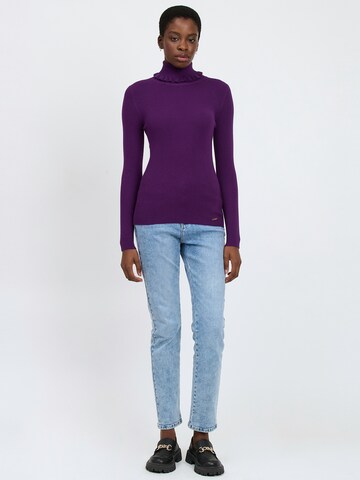 Influencer Pullover in Lila