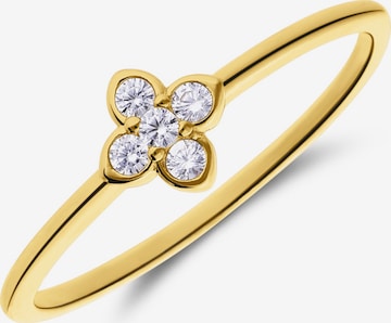 Lucardi Ring in Gold: Vorderseite