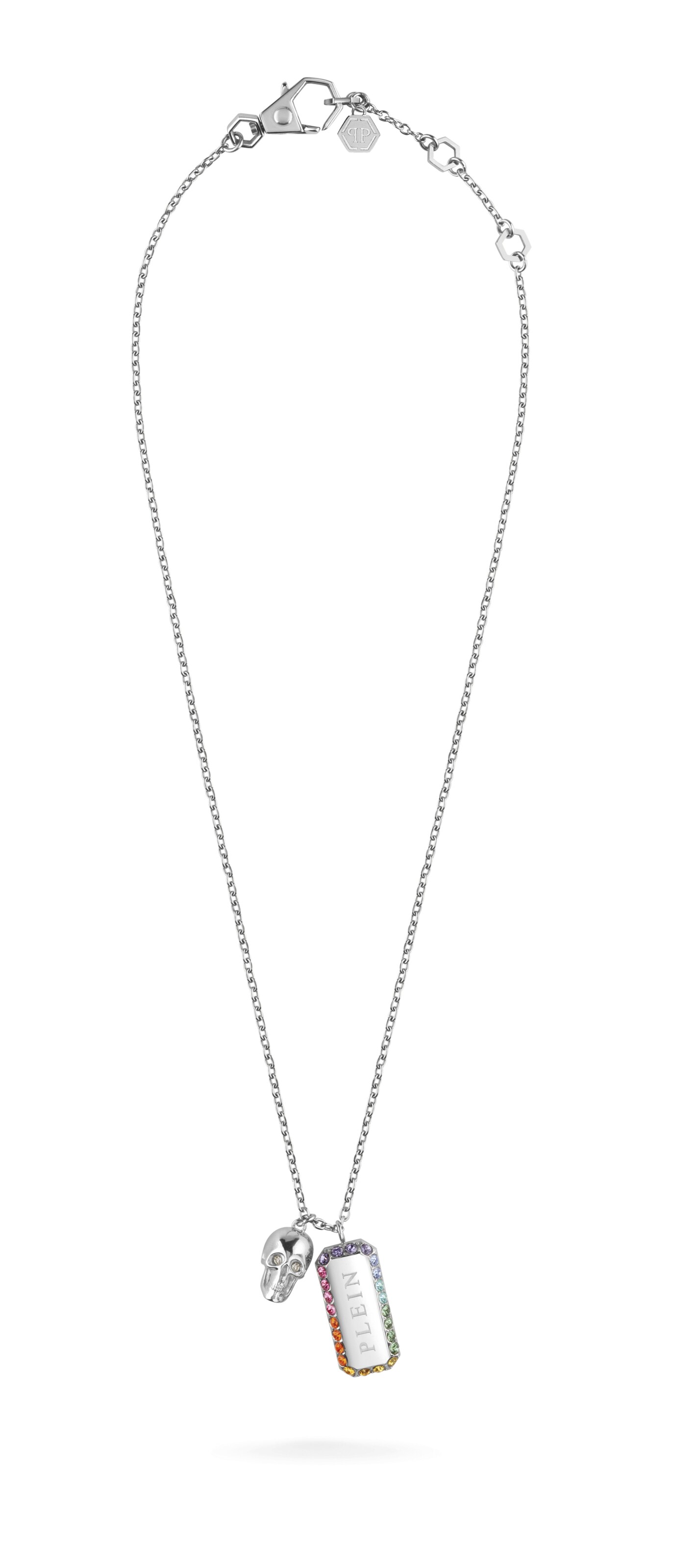 Chaîne Philipp Plein Jewellery en argent : devant