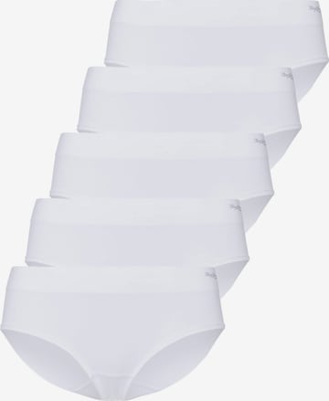 BeeDees Panty 'Slip Comfee Hipster (5-er Pack) Seamless' in White: front