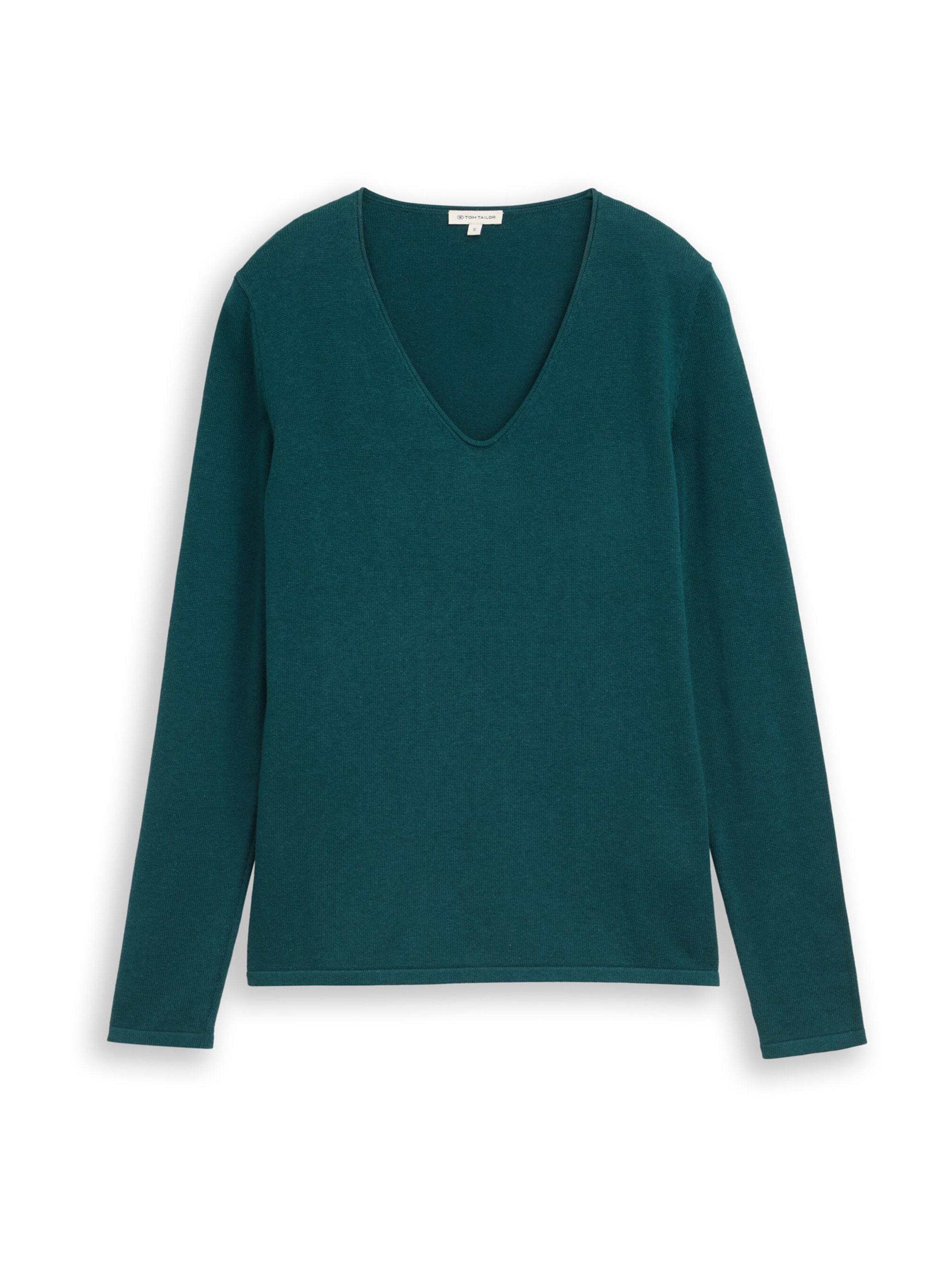 TOM TAILOR Sweater in Green: front