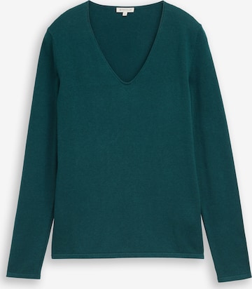 TOM TAILOR Свитер в Зеленый: спереди