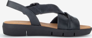 GABOR Strap Sandals in Black