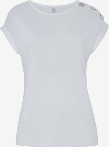 Maglietta di BUFFALO in bianco: frontale