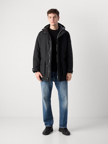 BOSS Winterjas 'H-Detoni' in Zwart