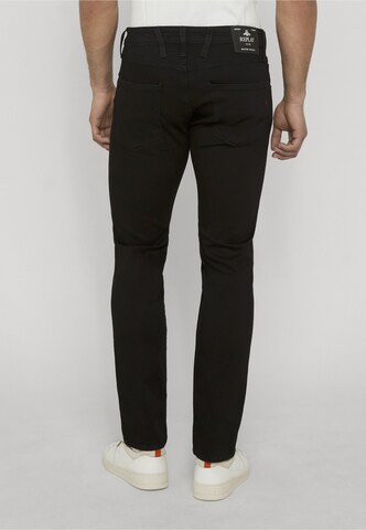 REPLAY Regular Jeans 'Anbass' in Schwarz