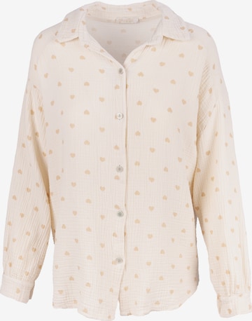 Chemisier 'Liya' Seasons of April en beige : devant