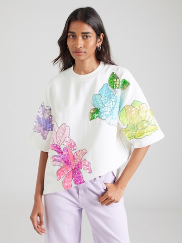 Essentiel Antwerp Sweatshirt in White: front