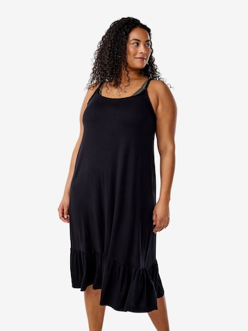 Swim by ZizziHaljina za plažu 'SBraid' - crna boja: prednji dio