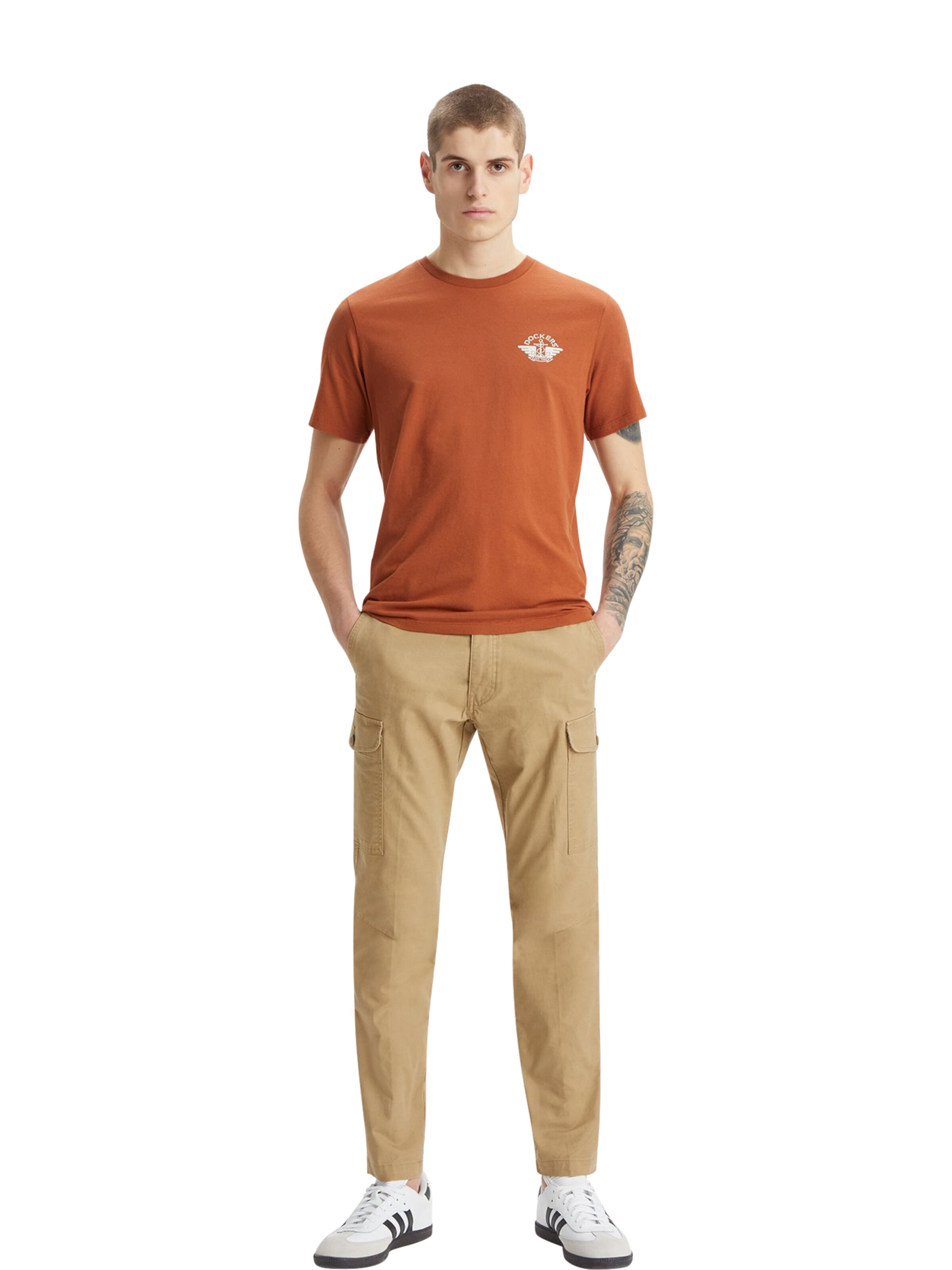 Dockers Slimfit Cargobyxa i beige