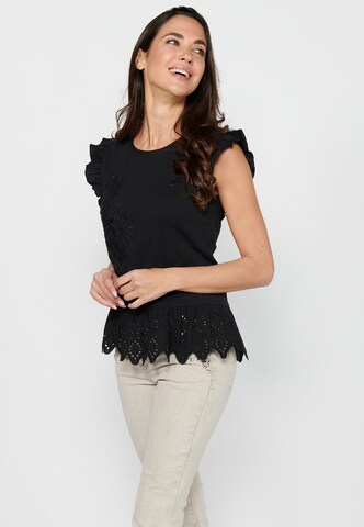 KOROSHI - Blusa en negro