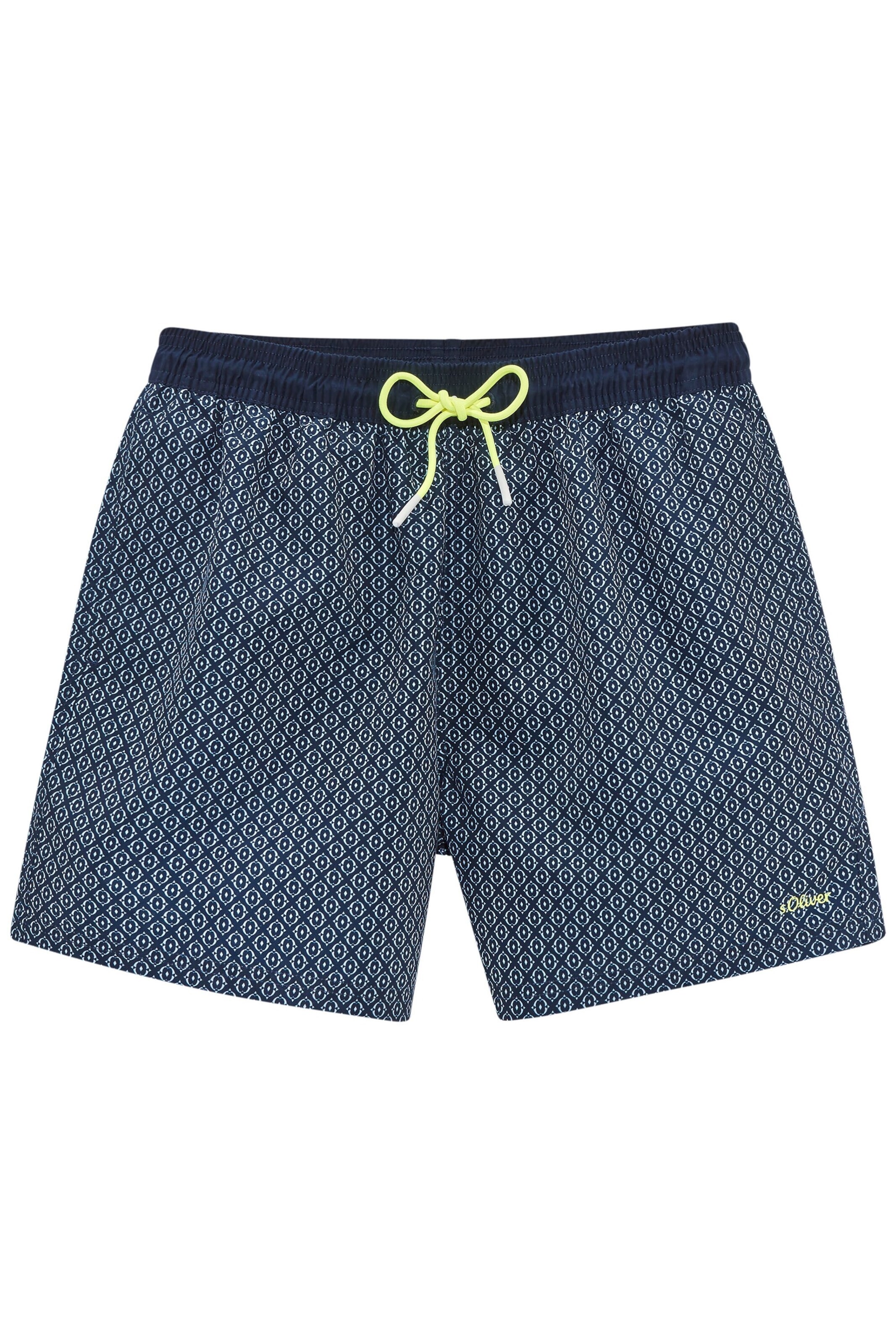 s.Oliver Board Shorts in Blue: front