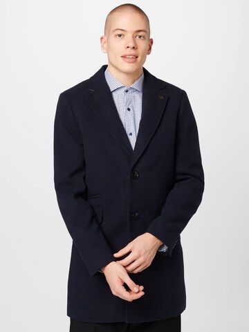 BURTON MENSWEAR LONDON Between-seasons coat in Blue: front