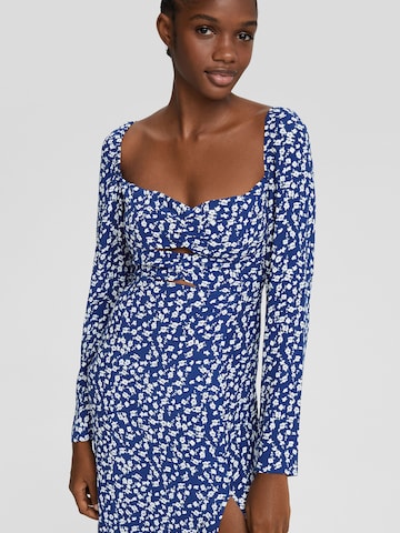 Bershka Jurk in Blauw