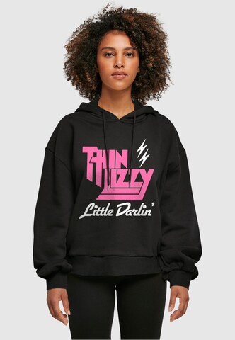 Merchcode Sweatshirt 'Thin Lizzy - Little Darlin' in Zwart: voorkant