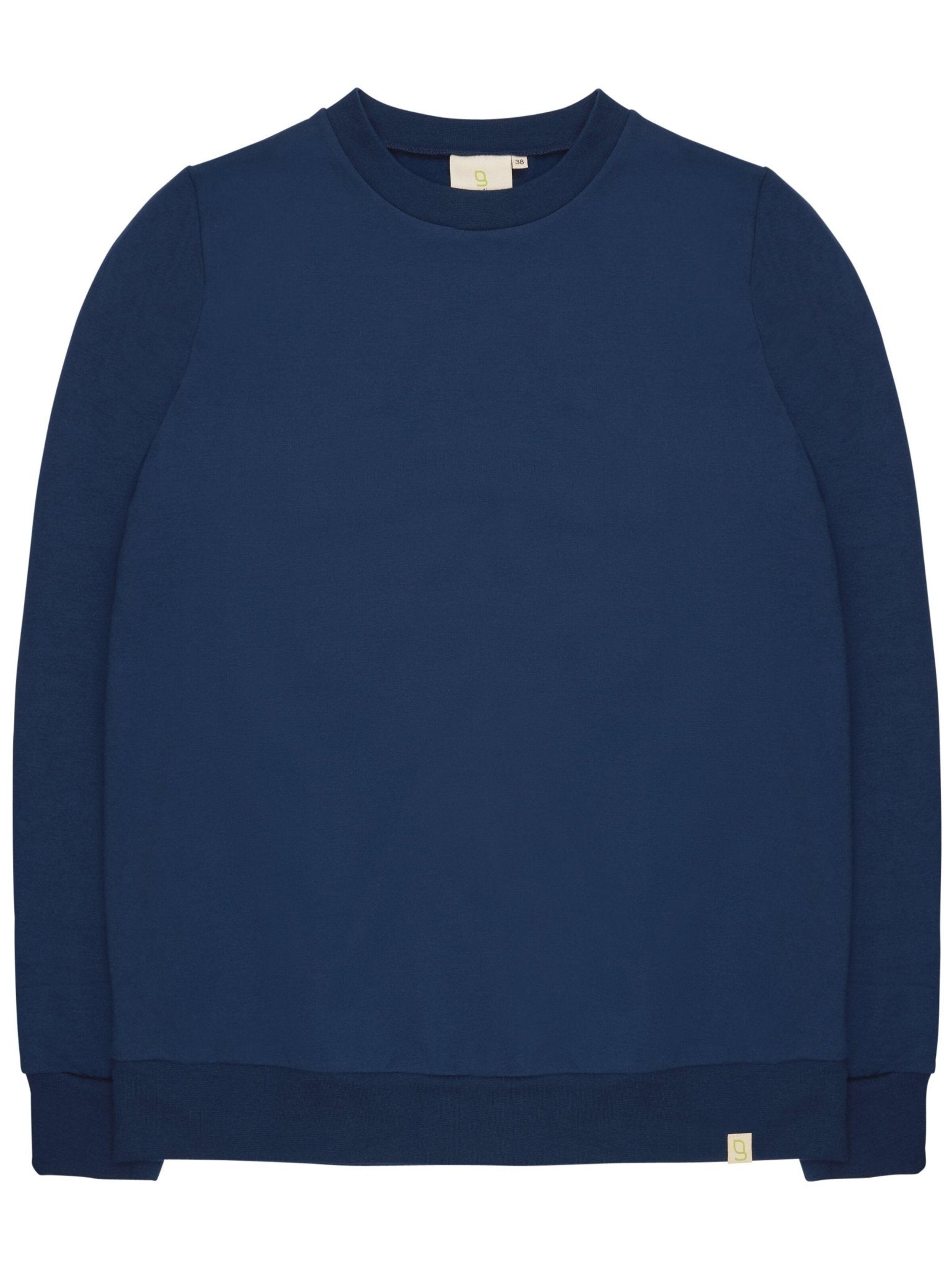 greenjama Sweatshirt in Blue: front