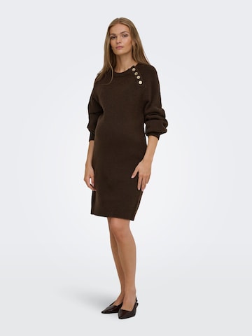 Abito in maglia 'OLMEmma' di Only Maternity in marrone: frontale