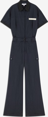 Twist Jumpsuit in Blue: front