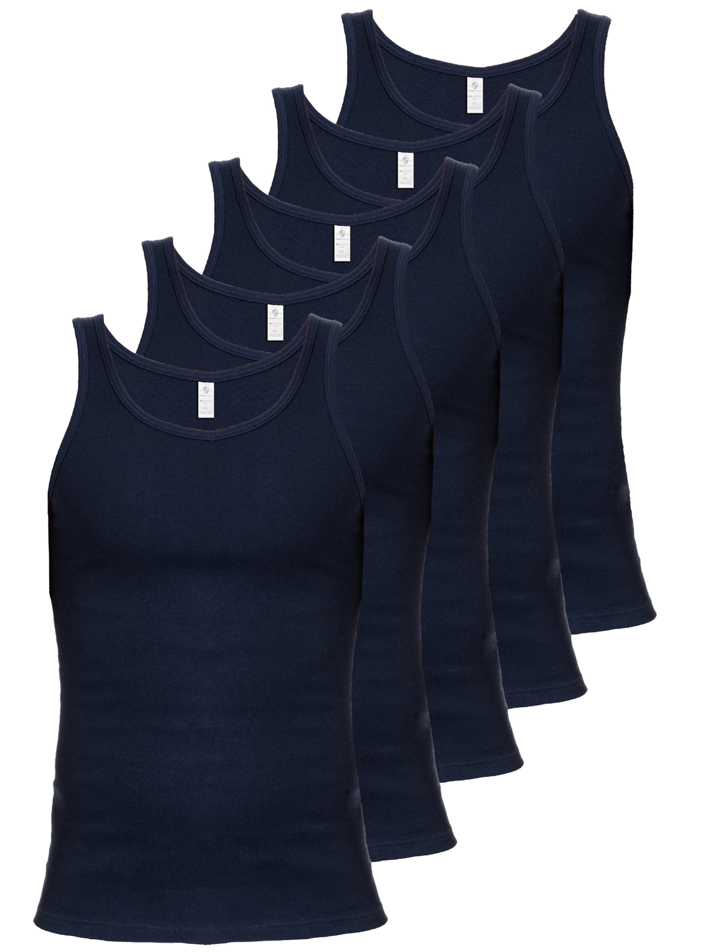 Haasis Bodywear Undershirt in Blue: front