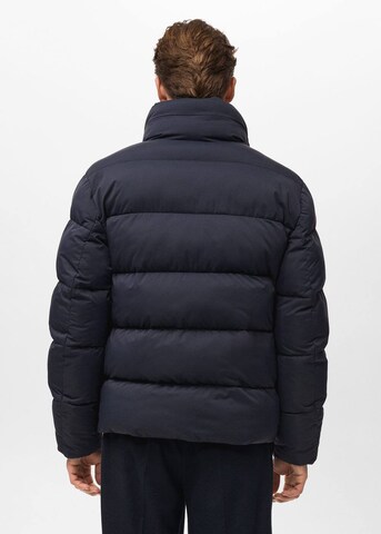 MANGO MAN Winterjacke 'Alonso' in Blau