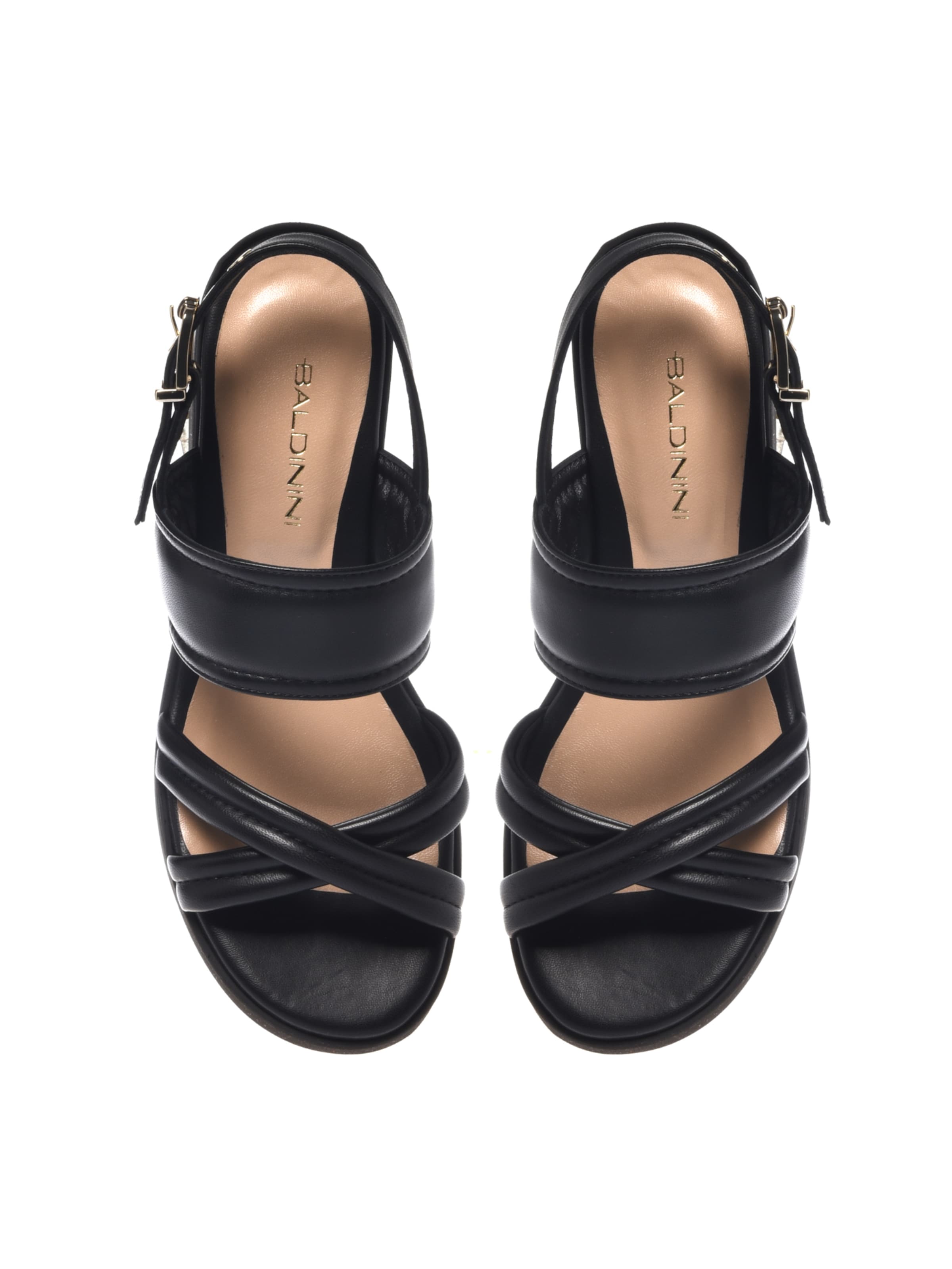 BALDININI Strap Sandals in Black