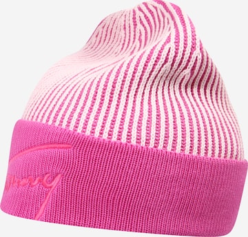 Tommy Jeans Beanie in Pink: front