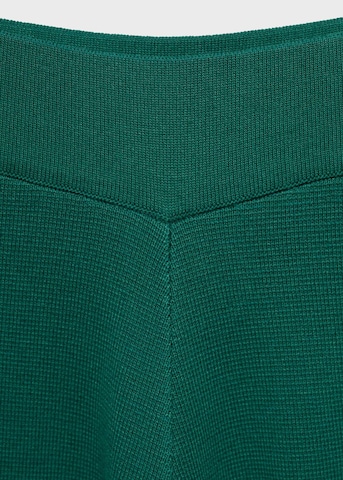 MANGO Wide leg Pants 'Roma' in Green