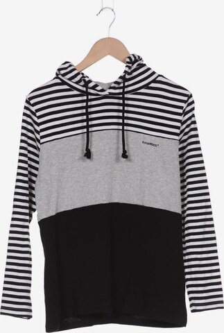 KangaROOS Sweatshirt & Zip-Up Hoodie in XXL in Black: front