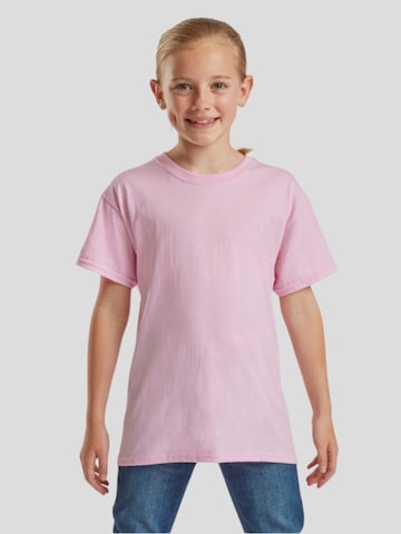 FRUIT OF THE LOOM Shirt 'T-shirt for kids' in Roze: voorkant