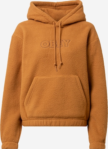 Obey Sweatshirt 'Asher' in Braun: predná strana