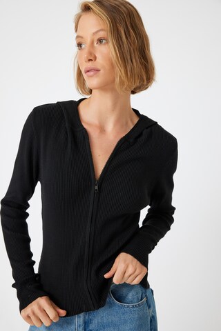 Koton Knit cardigan in Black