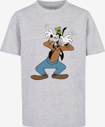 ABSOLUTE CULT Shirt 'Goofy - Crazy' in Grey: front