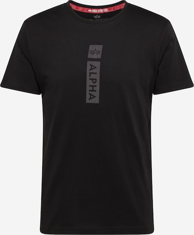 ALPHA INDUSTRIES Majica u siva / crna, Pregled proizvoda