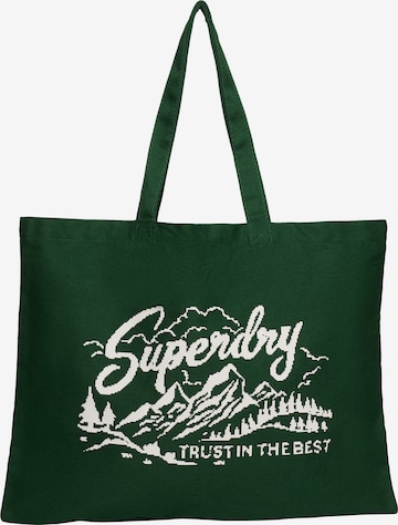 Superdry Shopper in Groen: voorkant