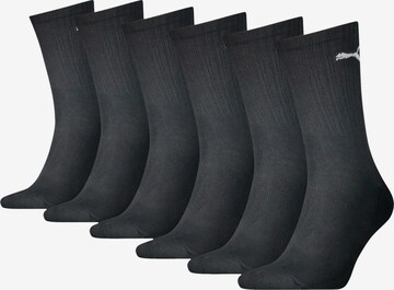 PUMA Sportovní ponožky – černá: přední strana