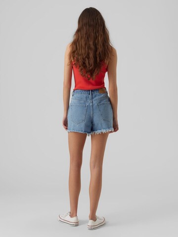 VERO MODA Loosefit Shorts 'Zuri' in Blau