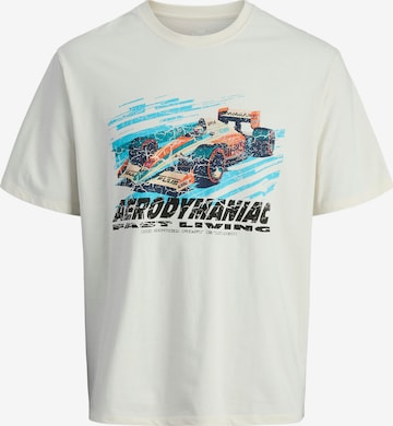 JACK & JONES T-Shirt 'JORFORMULA GALLERY' in Weiß: Vorderseite
