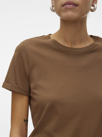 T-shirt 'PAULA' VERO MODA en marron