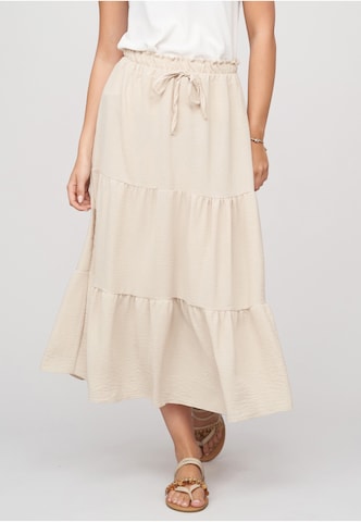 Cloud5ive Skirt in Beige: front