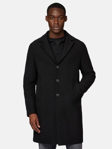 Cappotto di mezza stagione di Boggi Milano in nero: frontale